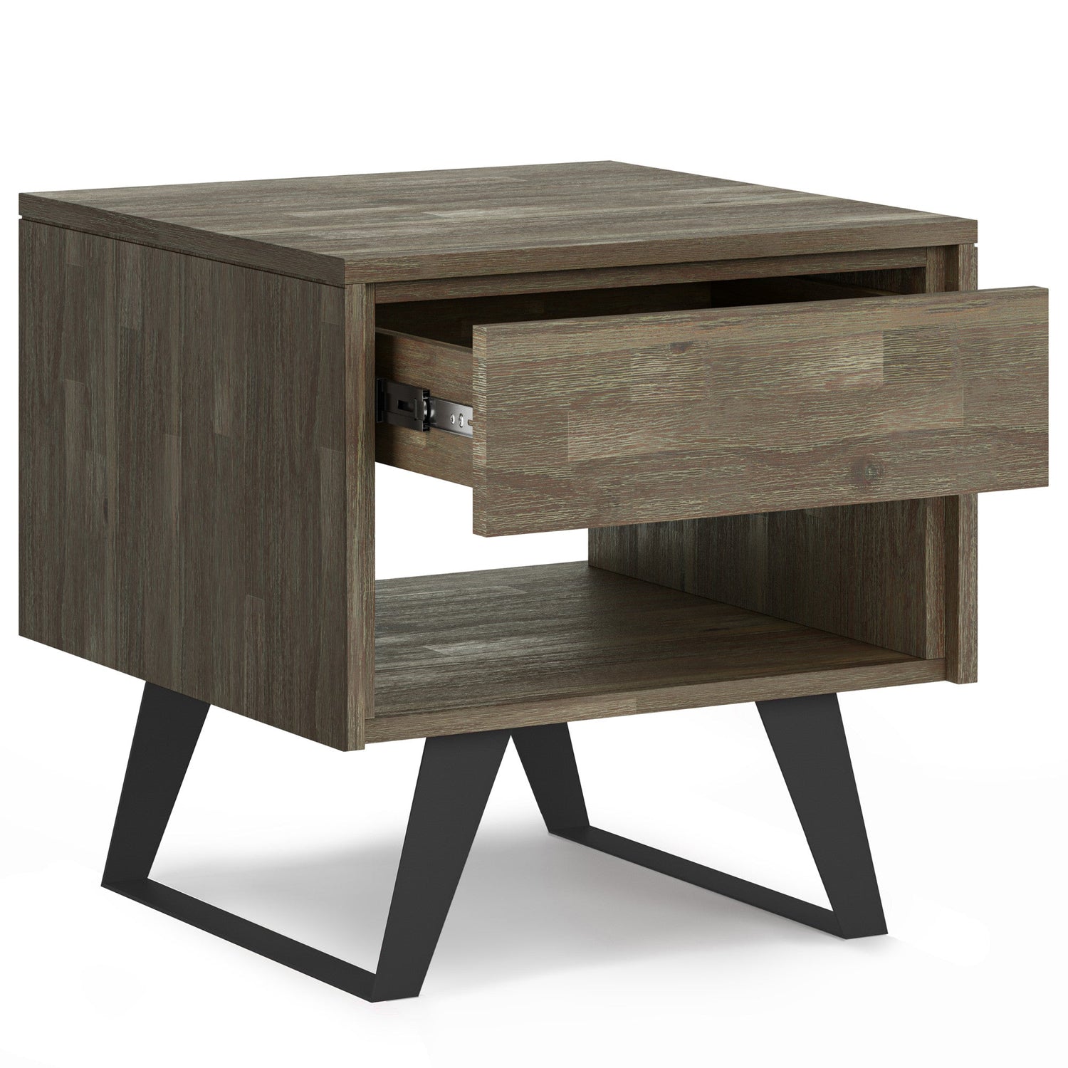 Distressed Grey | Lowry End Table