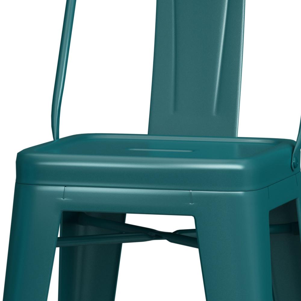 Teal Blue | Rayne 24 inch Metal Counter Height Stool
